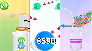 Happy Cubes 2048 Vs Ball Merge Run 2048 Vs Pin Puzzle