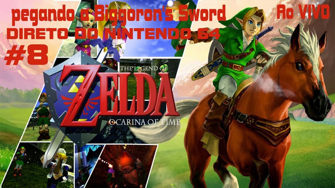 🔴Ao vivo The Legend of Zelda Ocarina of Time 8 DIRETO DO N64 pegando