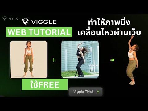 Tutorial ใช้ Viggle AI ผ่านเว็บไซต์