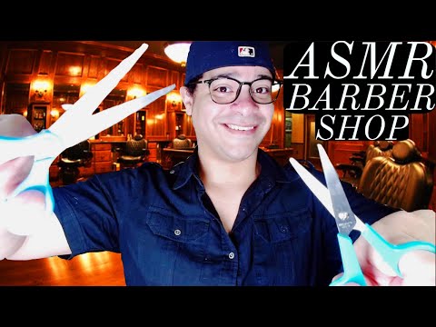 Men’s Barbershop FAST Haircut & Shave 💈ASMR 💈