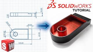 SolidWorks Complete Beginner - How to use Shell Tutorial  Step by Step  #14