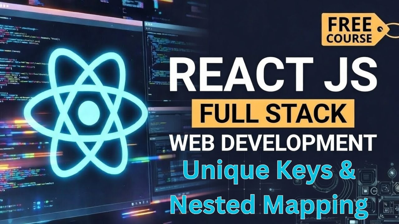 React JS Unique Keys & Nested Mapping Explained | Full Stack Web ...