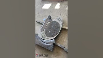 G654 Headstone Romania Style in Cross Design