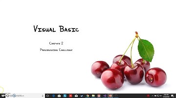 VB Program  Chapter 2