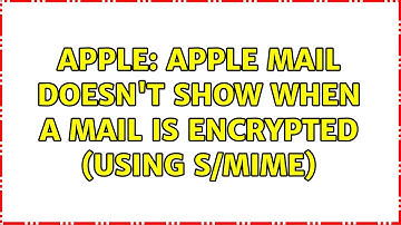 Apple: Apple Mail doesn