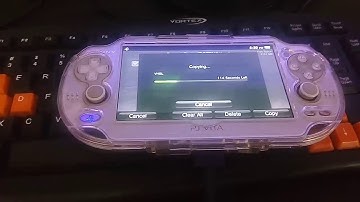 QCMA transfer tutorial with cable.