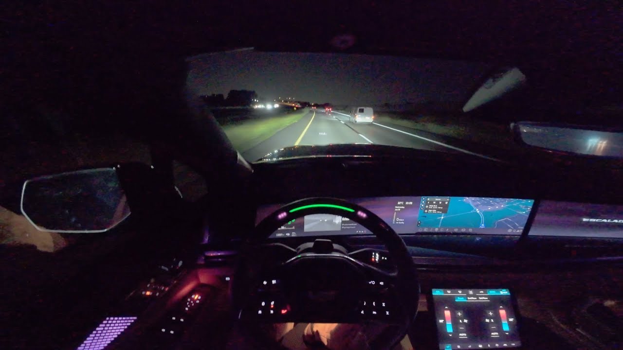 NIGHT VISION & SUPERCRUISE TEST! - Cadillac Escalade IQ POV Test Drive