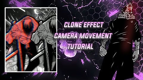CLONE EFFECT WITH CAMERA MOVEMENT || MANGA TUTORIAL || ALIGHT MOTION