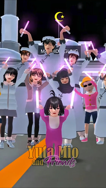 Yuta Mio Baby Celine suruh orang bertobat di bulan Ramadhan #sakuraschoolsimulator #sakura #shorts