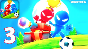 Stickman Party - Gameplay Part 3 Tournament Mode 1 2 3 4 Players Free Random MiniGames Update