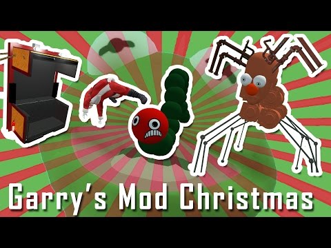 SPIDER REINDEER! | GMod Christmas Building w/ Friends!