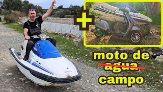 Como covertir una moto de agua en una moto de campo en solo 7 horas!