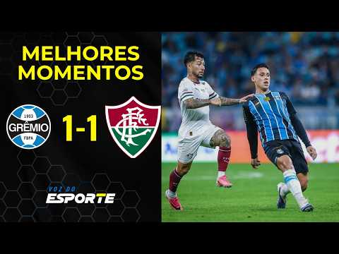 GRÊMIO 1 X 1 FLUMINENSE | FÁBIO BRILHA E FLU CEDE EMPATE NO FIM | 20ª RODADA