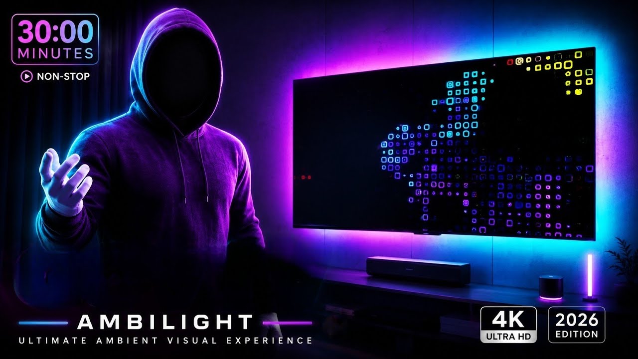 4K Ambilight TV Test 30 Minutes Ultra Glow Screen Saver Retro Lo Fi 4k-ambilight-tv-test-30-minutes-ultra-glow-screen-saver-retro-lo-fi