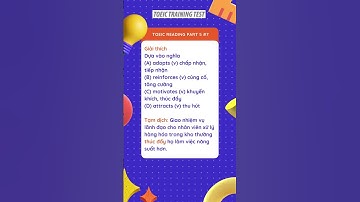 TOEIC Reading part 5 #7 có giải thích chi tiết #toeictrainingtest #part5