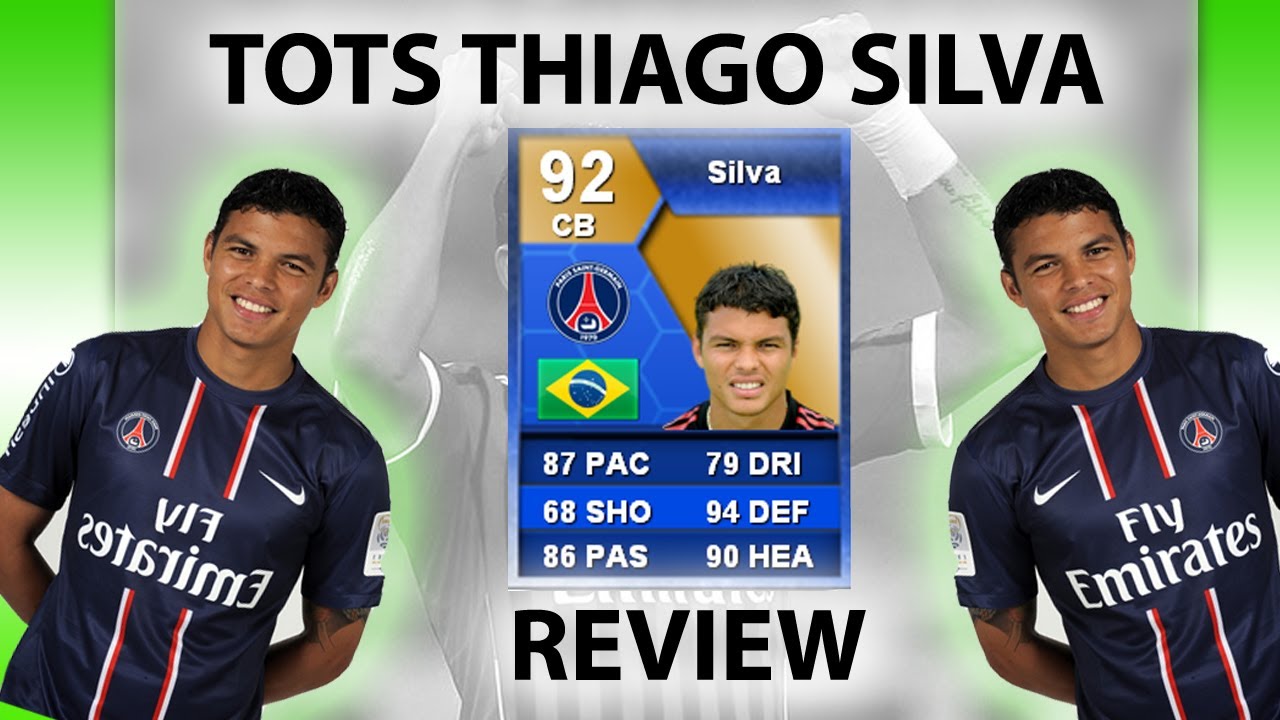 FIFA 13 UT | TOTS Thiago Silva Player Review (92) + In Game Stats