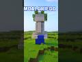 Estatua de aldeano griego en menos de 1 minuto #minecraftshorts #minecraft #minecrafttutorial