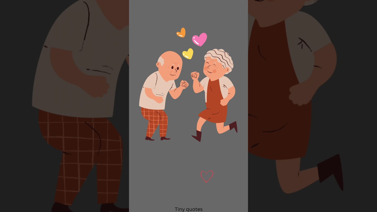 Grow old with u ❤️ | Short and sweet love status | Cartoon couple status #shorts