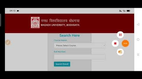 Magadh University 2018-21, 2019-22 Part2/Part1 Result/MU Part2/Part1 Result Date/MU Update News