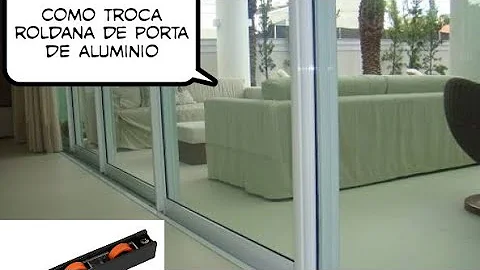 Como lubrificar trilho de porta de alumínio?