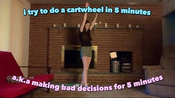 I learn to do a cartwheel in 5 MINUTES