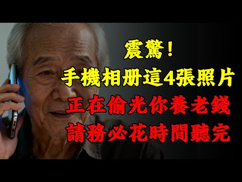 震驚!手機相冊裡這4張照片,正在偷光你的養老錢!手機遺失後的黃金急救法(必看)!