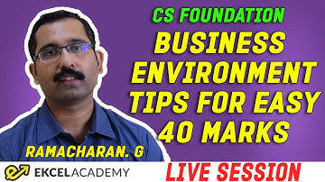 CS Foundation : Business Environment Live