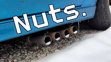 True Quad Exhaust on a 4 Cylinder - What Will it Sound Like?