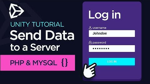 Unity Send data to a SERVER (Login System) , PHP & MYSQL