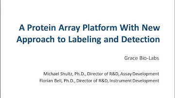 2013 Microarray World Congress Presentation by Grace Bio-Labs
