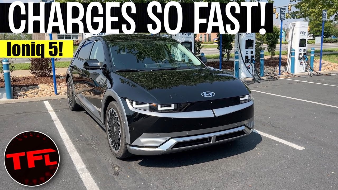 Lookout Gas! The Hyundai Ioniq 5 Charges UNBELIEVABLY Fast! - YouTube