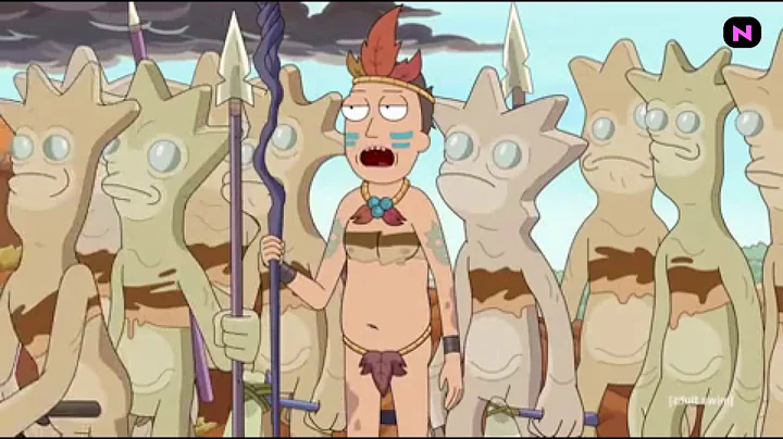 Jerry gets superpowers (HD) - Rick and Morty 4x09 ...