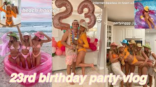 VLOG: I RENTED OUT A BEACH HOUSE FOR MY 23RD BIRTHDAY PARTY! by Maddie Burch 4,239 views 1 year ago 10 minutes, 1 second