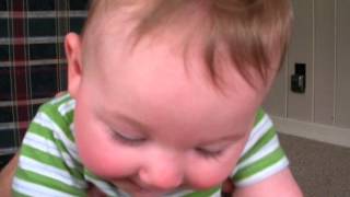 Daddy tickling Aiden