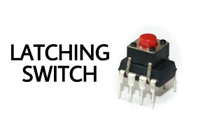 latching switch control ON/OFF with one switch using 555