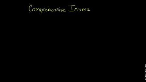 Comprehensive Income