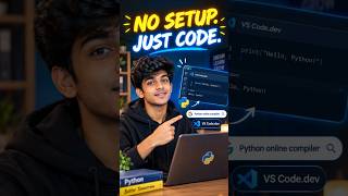 Full Stop Installing Python! Start Coding in 5 Minutes 🚀 #shorts #telugu #python #coding #btechstudents Update