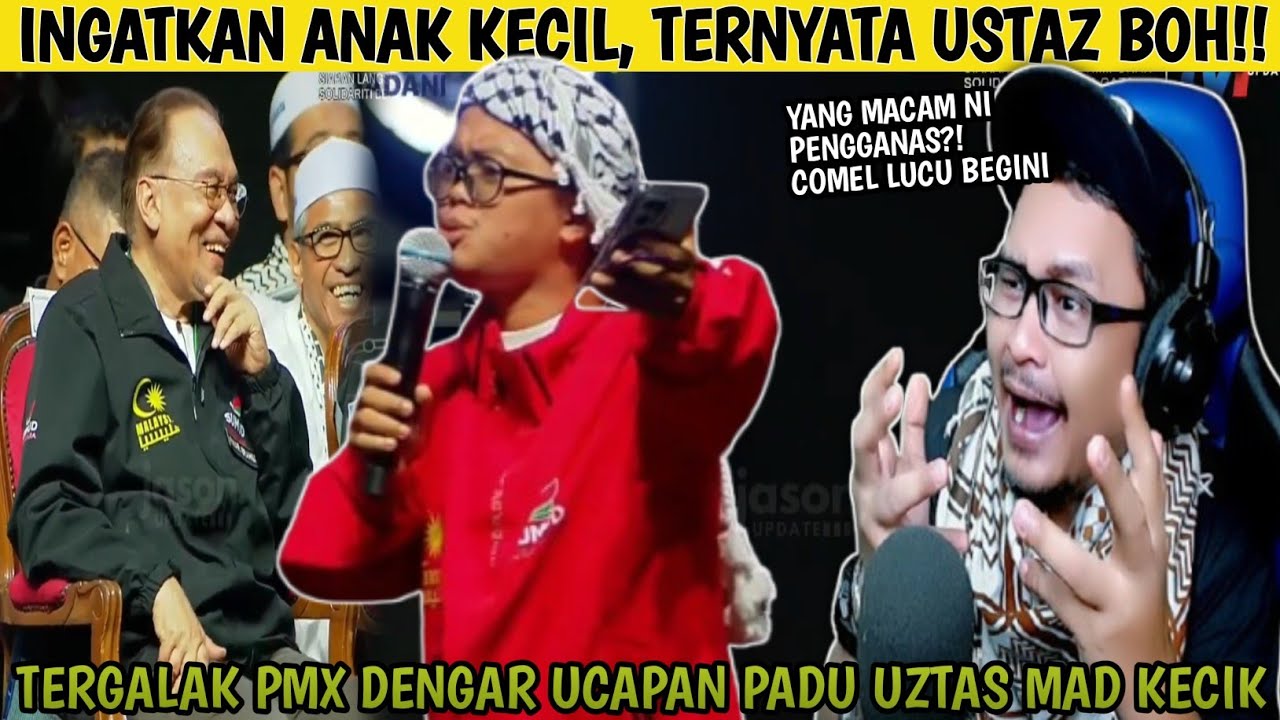 PMX PUN TAK TAHAN GELAK😂 USTAZ MAD KECIK BUAT SEMUA TERGELAK HABIS‼️ | Wak Lonjong