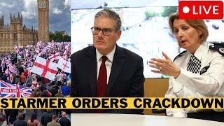 LIVE: Starmer Declares WAR On British Patriots - Police Crackdown On Tommy Robinson Rally