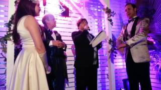 Jason and Paula married by Jack Black