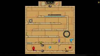 Fireboy And Watergirl 5: Elements The Light Temple Level 9 Full Gameplay