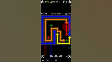 How To Solve Flow Free Extreme Pack Level 22 10x10 Harder Board Walk Through Solution Walkthrough