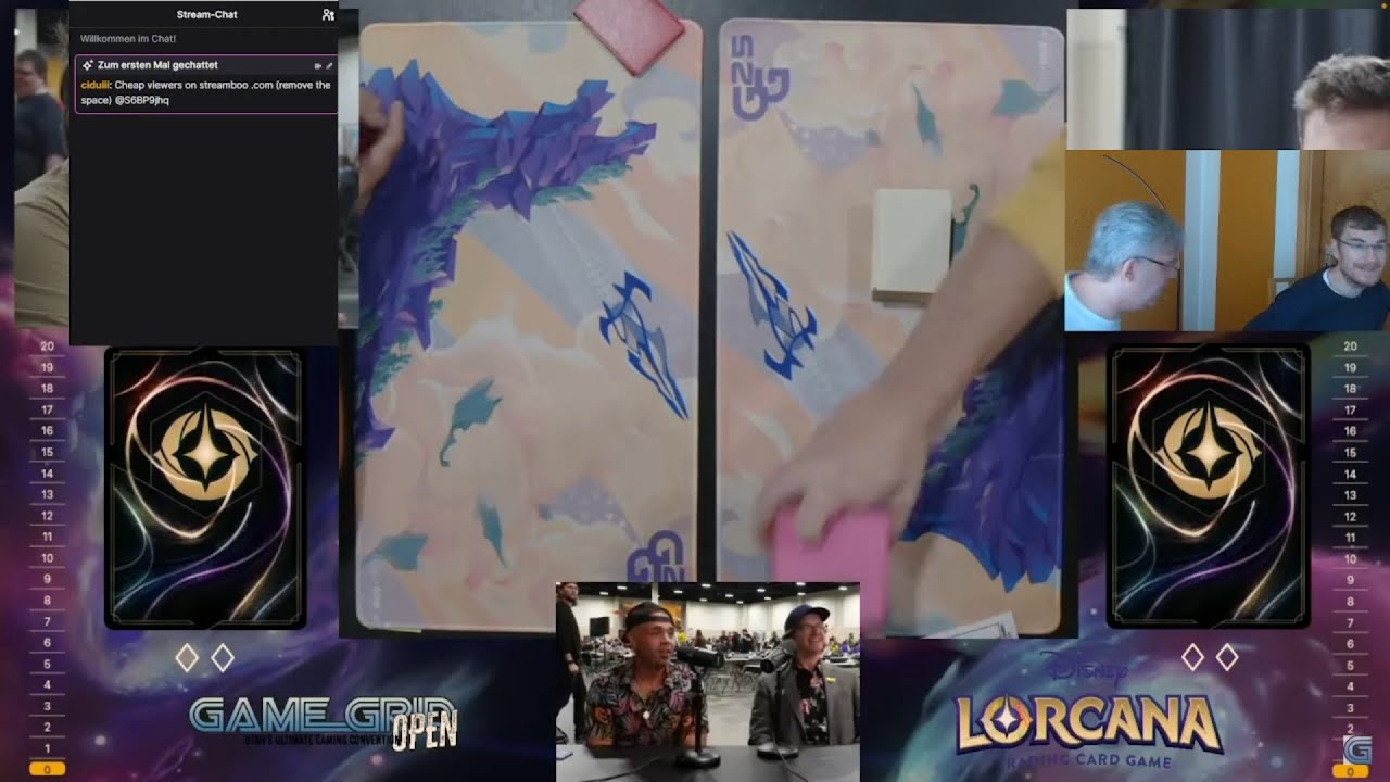 Disney Lorcana CCQ Sandy Runde 4 - Emerald/Sapphire gg. Amber/Steel