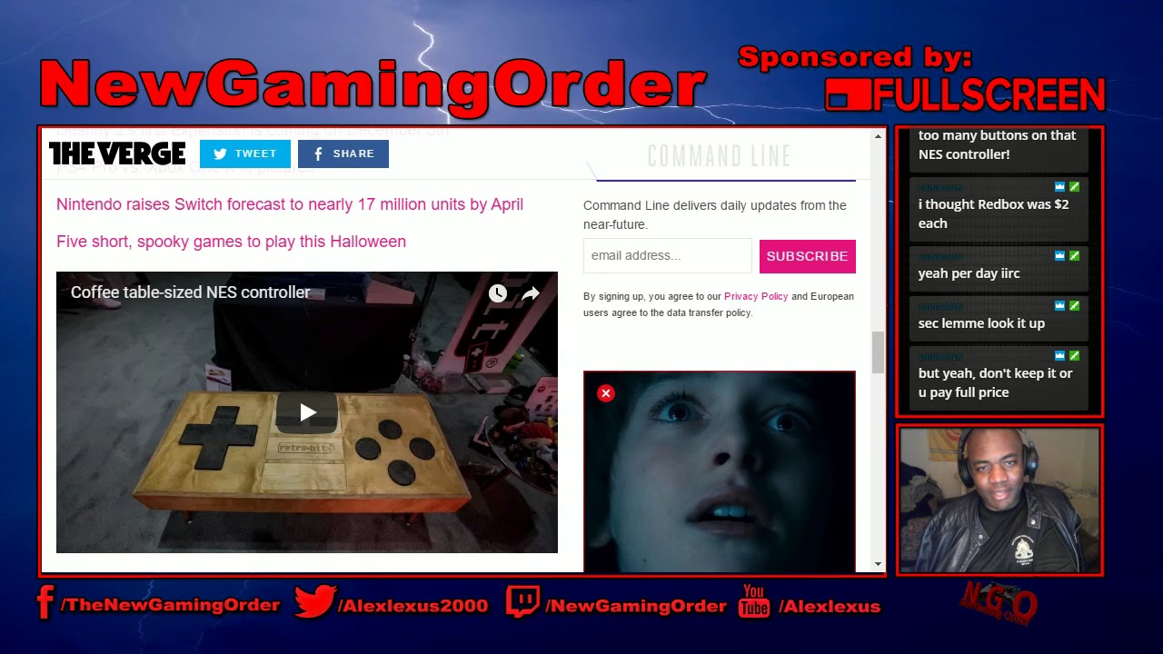 NewGamingorder Podcast 10/30/2017  Game stop starting rental service? Gamefly watch out !!!!