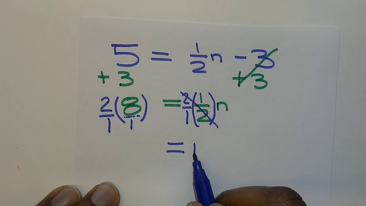Solving 1-Step and 2-Step Equations - YouTube