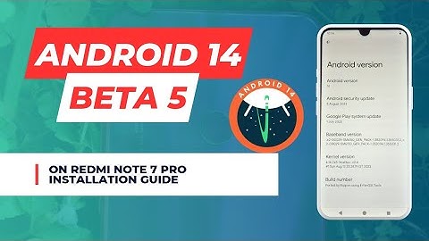 How To Install Android 14 On Redmi Note 7 Pro || Port ROM