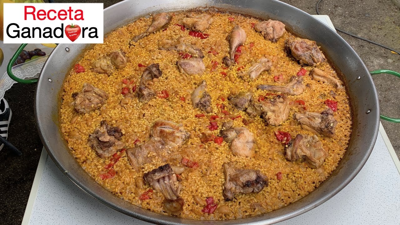 Arroz con conejo en paella | Receta ganadora