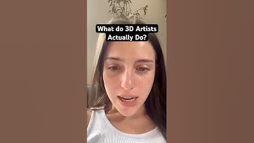 What Do 3D Artists Actually Do!? 🤔 #blender #b3d