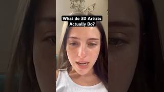 What Do 3D Artists Actually Do!? 🤔 #blender #b3d