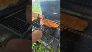 Grill Smokin' Brisket and Ribs! #farming #farmlife #farm #rurallife #grilling #short #shorts